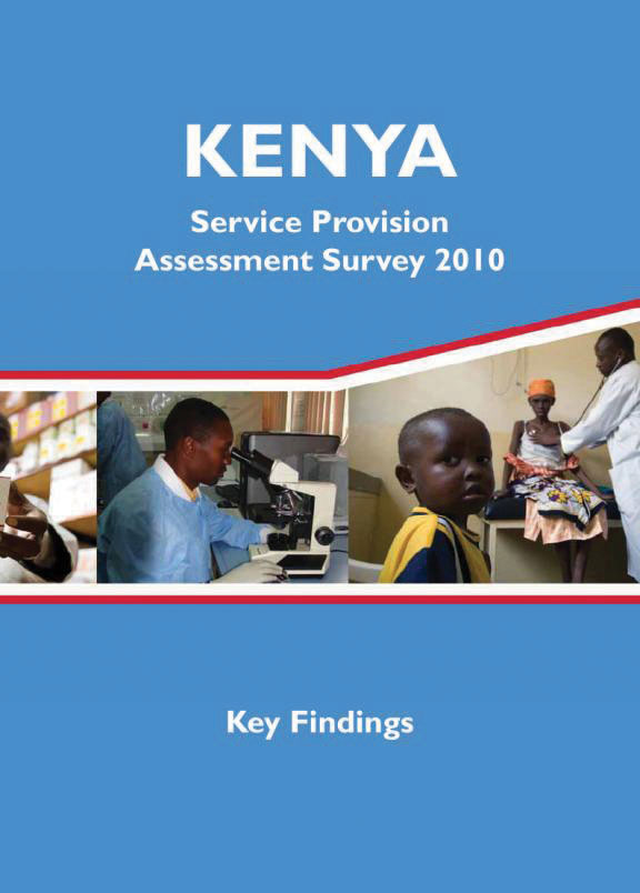 Cover of Kenya SPA, 2010 - Key Findings (English)