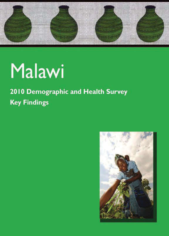Cover of Malawi DHS, 2010 - Key Findings (English)