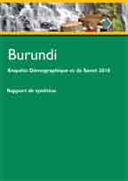 Cover of Burundi DHS, 2010 - Key Findings (French)