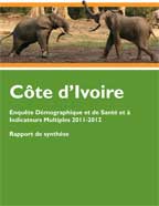 Cover of Cote d'Ivoire DHS, 2011-12 - Key Findings (French)