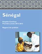 Cover of Senegal DHS, 2012-13 - Continuous DHS and SPA 2012-13 - Key Findings (English, French)