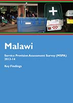 Cover of Malawi SPA, 2013-14 - Key Findings (English)