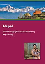 Cover of Nepal DHS, 2016 - Key Findings (Nepali) (English)