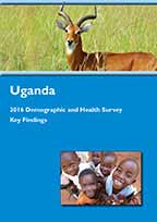 Cover of Uganda DHS, 2016 - Key Findings (English)