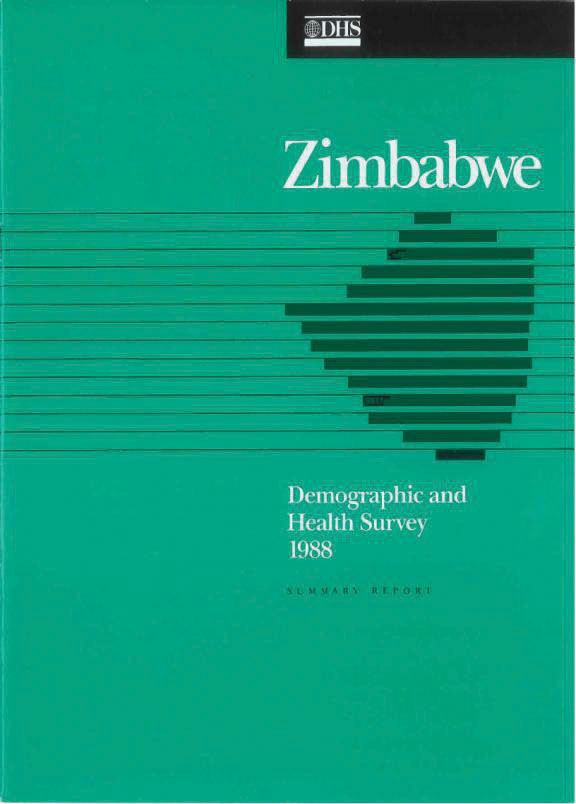 Cover of Zimbabwe DHS, 1988 - Summary Report (English)