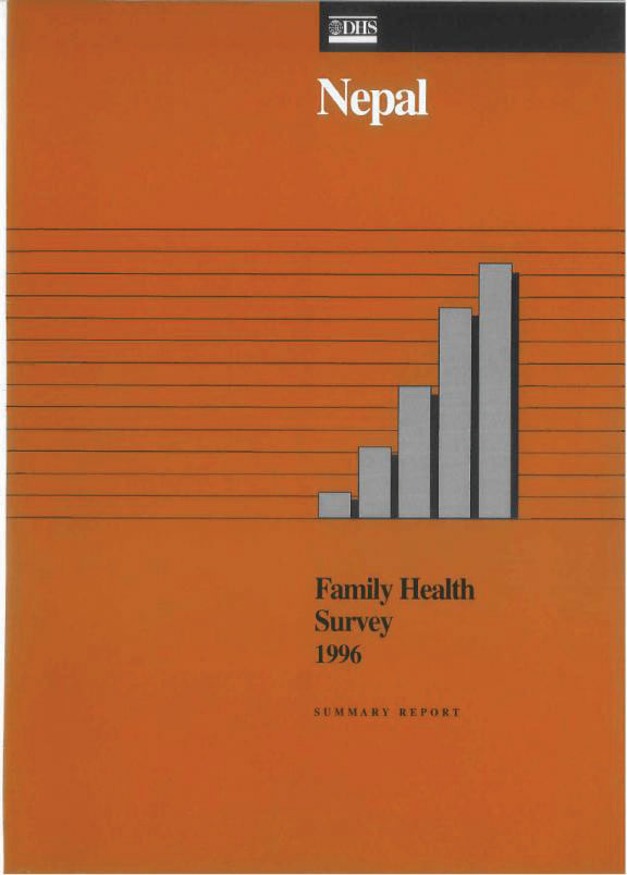 Cover of Nepal DHS, 1996 - Summary Report (English)