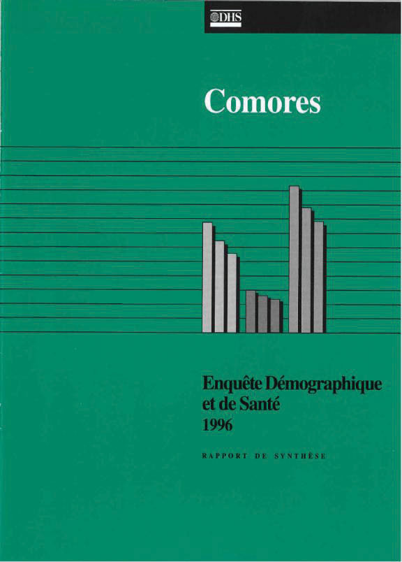 Cover of Comoros DHS, 1996 - Summary Report (French)