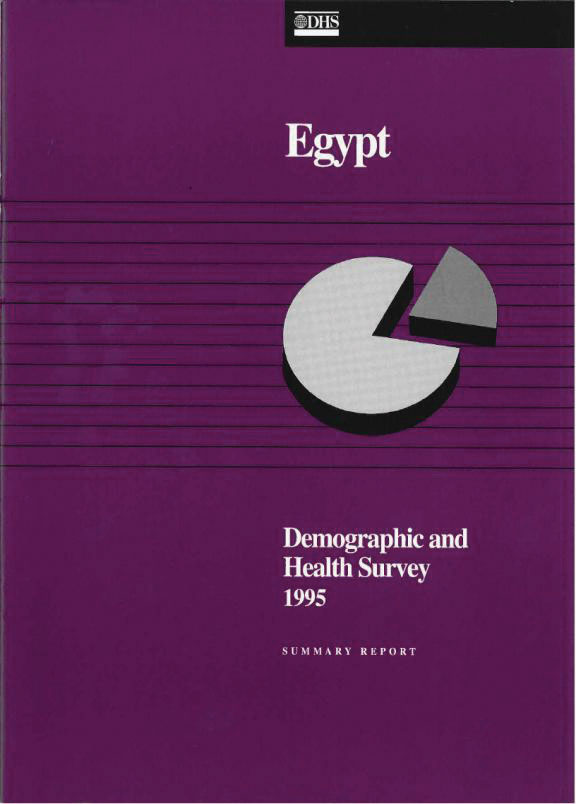 Cover of Egypt DHS, 1995 - Summary Report (English)