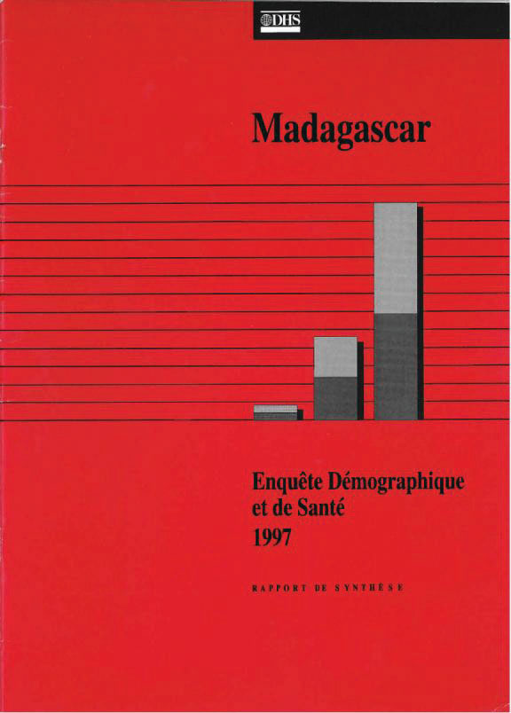 Cover of Madagascar DHS, 1997 - Summary Report (French)