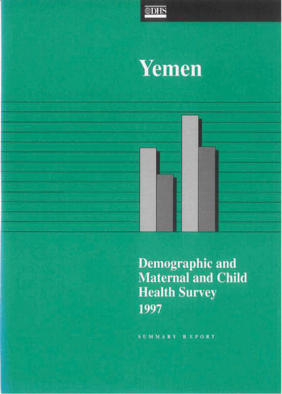 Cover of Yemen DHS, 1997 - Summary Report (English)