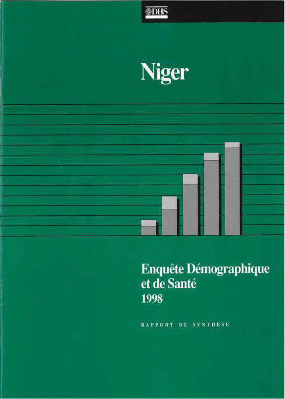 Cover of Niger DHS, 1998 - Summary Report (French)