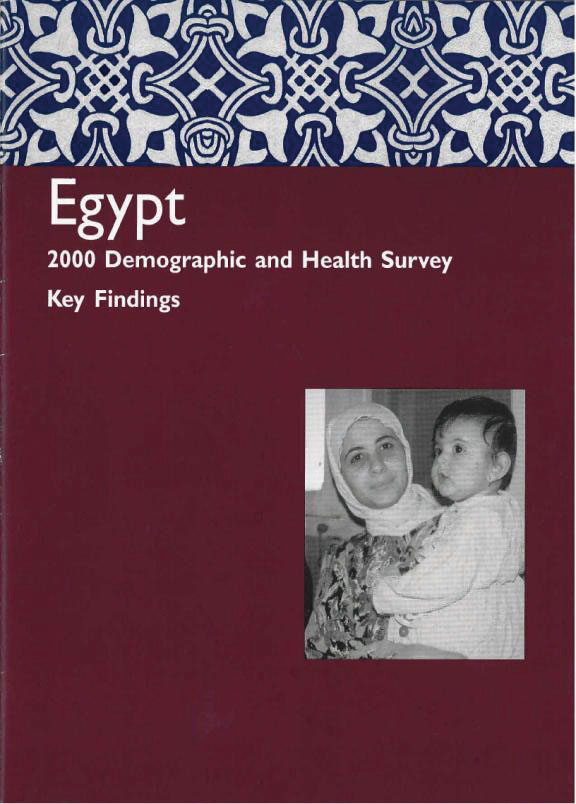 Cover of Egypt DHS, 2000 - Summary Report (English)