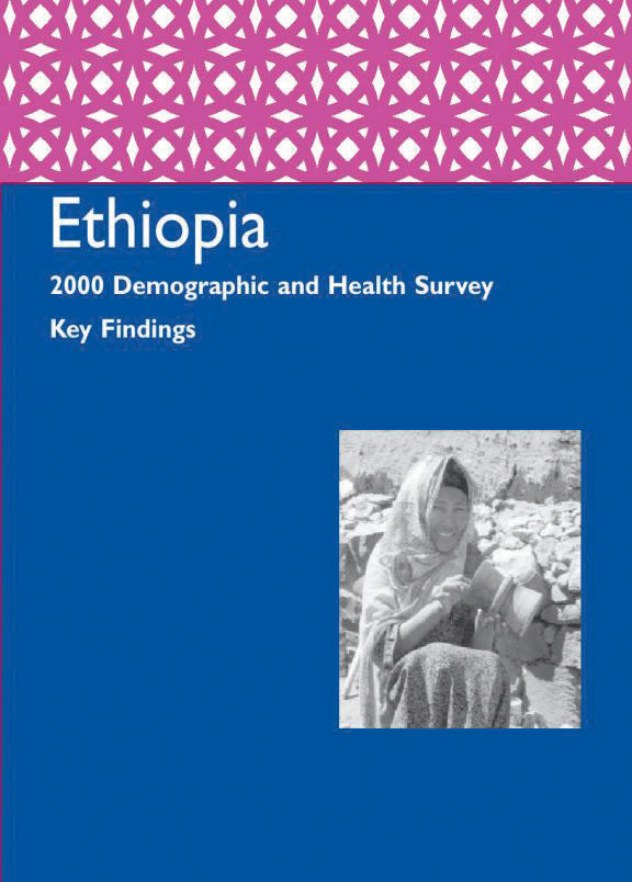 Cover of Ethiopia DHS, 2000 - Summary Report (English)