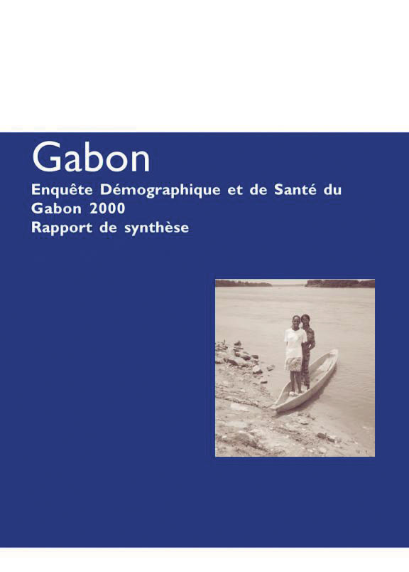 Cover of Gabon DHS, 2000 - Summary Report (French)