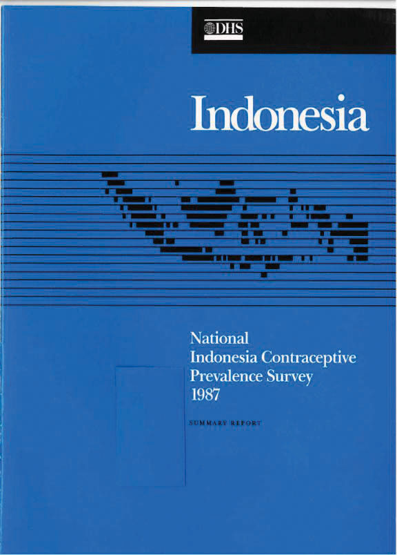 Cover of Indonesia DHS, 1987 - Summary Report (English)