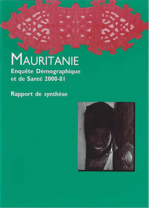 Cover of Mauritania DHS, 2000-01 - Summary Report (French)