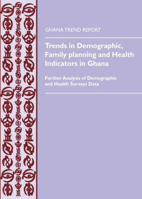 Cover of Trends in Demographic, Family planning and Health Indicators in Ghana 1960-2003 (English)