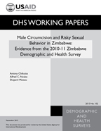 Cover of Male Circumcision and Risky Sexual Behavior in Zimbabwe: Evidence from the 2010-11 Zimbabwe Demographic and Health Survey (English)