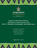 Cover of Spousal Gender-Based Violence and Women's Empowerment in the 2010-11 Zimbabwe Demographic and Health Survey (English)