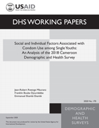 Cover of Social and Individual Factors Associated with Condom Use among Single Youths: An Analysis of the 2018 Cameroon Demographic and Health Survey (English)