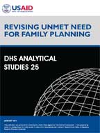 Revising Unmet Need for Family Planning. DHS Analytical Studies 25